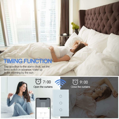 グロマーケット Wifi スマート ツヤ アレクサ グーグル ホーム 音声制御 ガレージドアオープナー リモートローリング スマートライフ 電気スイッチ