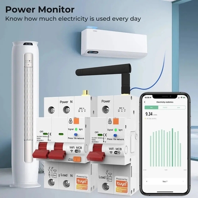 グロマークレット Wifi 断路器 スマートスイッチ ツヤ スマート 1p 2p 3p 4p スマートホームシステム 電路 4P MCB スマート断路器