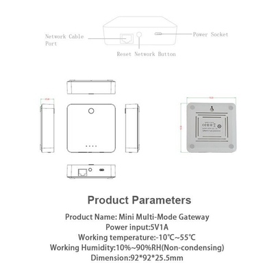 グロマーケット ツヤ Wifi ジグビー 3.0 ホールハウス ホームリンク セントラル コントロール 携帯電話 アプリ リモート コントロール スマート ワイヤード ゲートウェイ