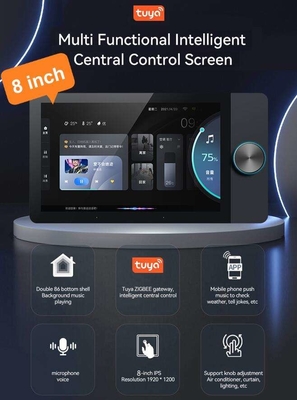 グロマークレット 8インチ ツヤ スマート WiFi ジグビー Gteway シーンの音楽再生 多機能のスマートコントロールパネル セントラルコントローラ