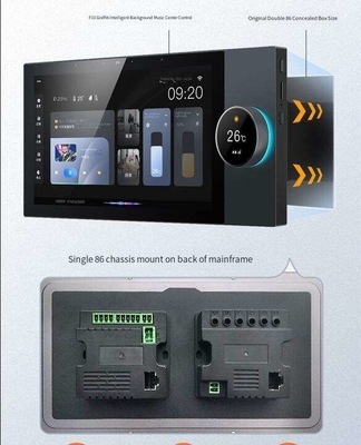 グロマーケート ツヤ 10 インチ中央制御パネル 音楽再生 2 ギャングリレー 2 バイ スピーカー 多機能スマートホーム製品