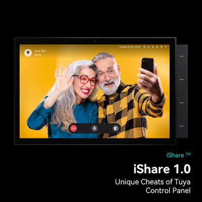 グロマーケット ツヤ スマートホーム コントロール パネル 10インチ スクリーン BLE ジグビー ゲートウェイ ビルディング インターコン 互換性